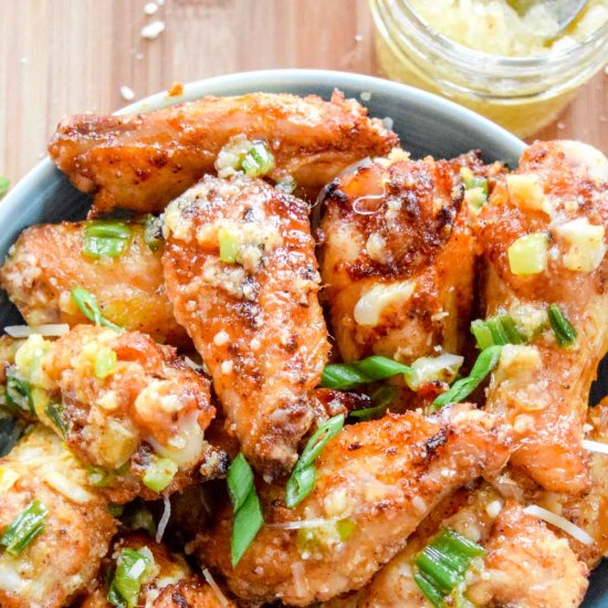 Garlic Parmesan Chicken Wings