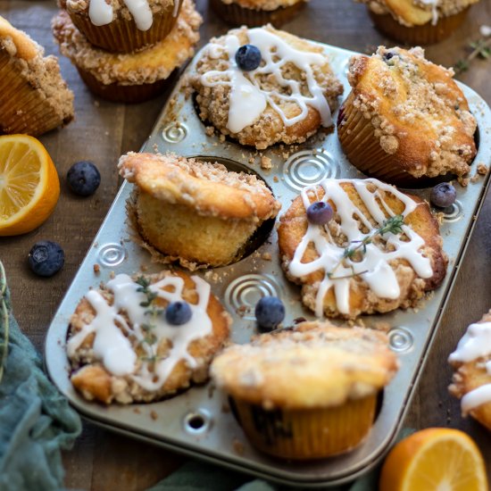 Blueberry Lemon Thyme Muffins