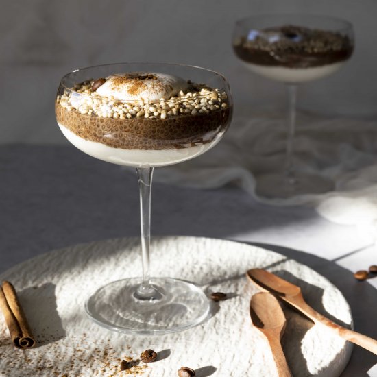 Cappuccino chia pudding