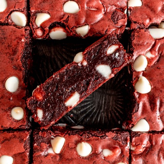 red velvet brownies