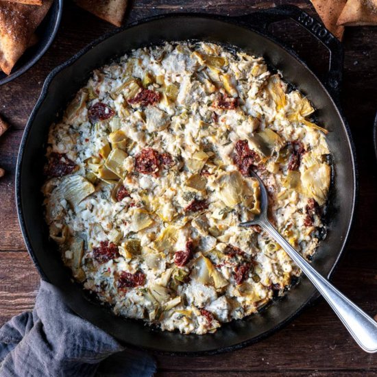 Artichoke Dip With Feta