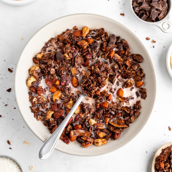 Chocolate Coconut Granola