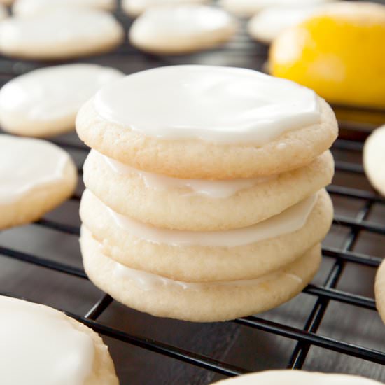 Soft Glazed Lemon Cookies