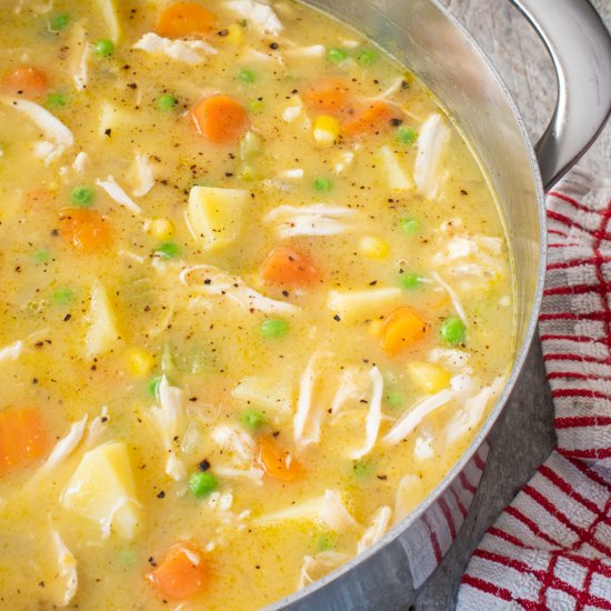 Chicken Pot Pie Soup