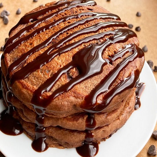 Fluffy Chocolate Pancakes