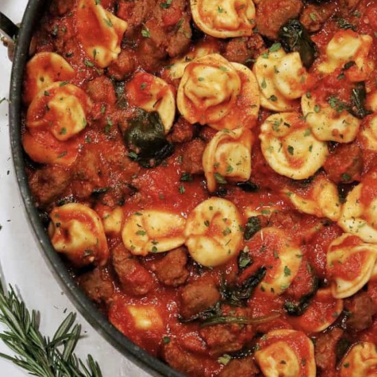 Sausage and Rosemary Tortellini