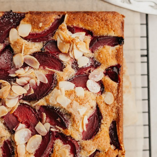 Yogurt Plum Cake