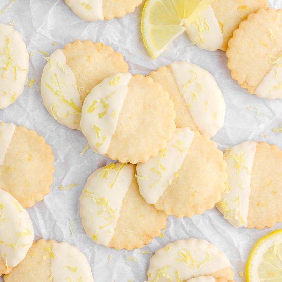 Lemon Shortbread Cookies