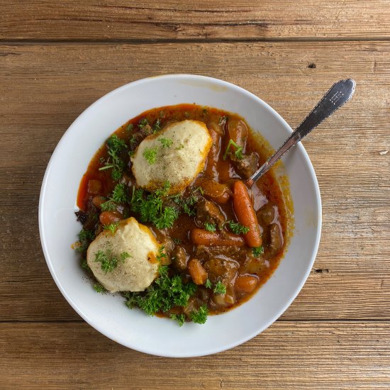 Beef Dumpling Stew