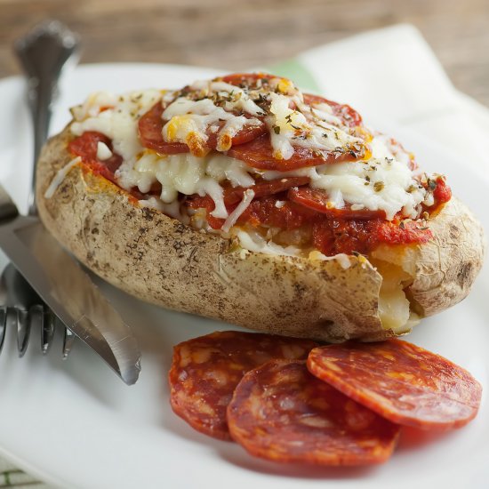 Pizza Baked Potatoes