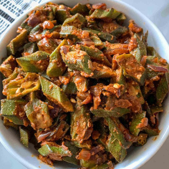 Bhindi masala recipe (vegan)