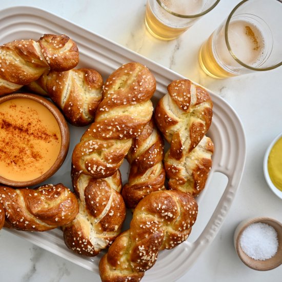 Homemade Soft Pretzel Twists