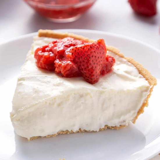 3-Ingredient No-Bake Cheesecake