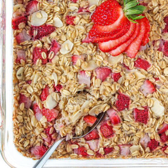 Strawberry Baked Oatmeal