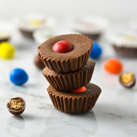 Peanut M&M Nutella Cups