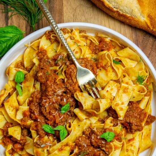 Lamb Bolognese