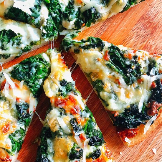 Delicious Spinach and Ricotta Pizza