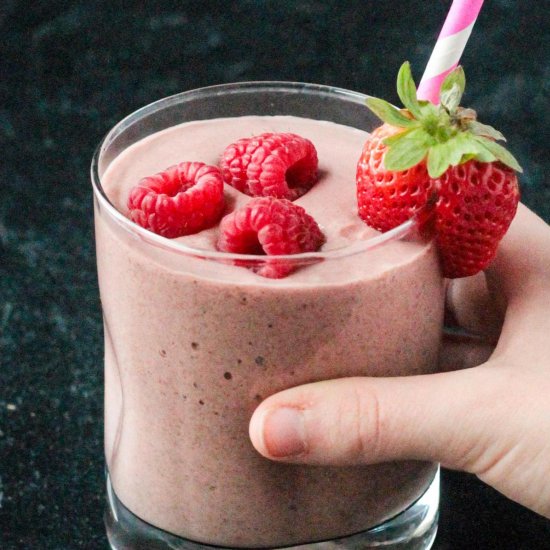 Chocolate Mixed Berry Smoothie