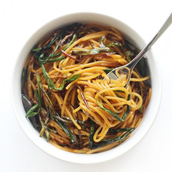 Gluten-Free Scallion Oil Noodles