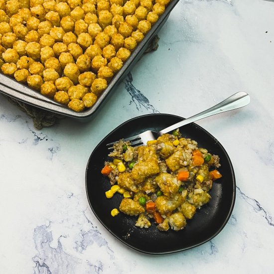 Classic Minnesota Tater Tot Hotdish