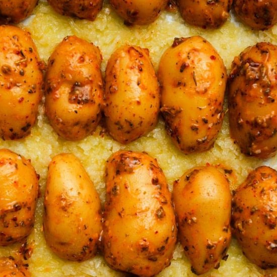 Crispy Parmesan Potatoes