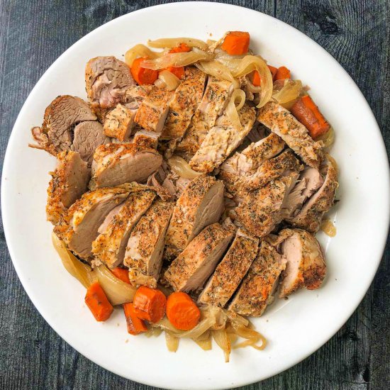 Easy Slow Cooker Pork Tenderloin