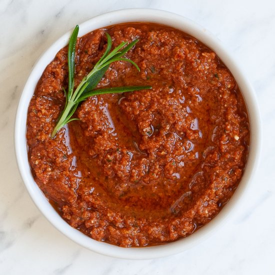 Vegan Sun-Dried Tomato Pesto