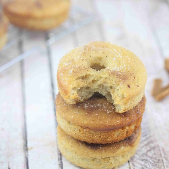 Baked Cinnamon Sugar Donuts