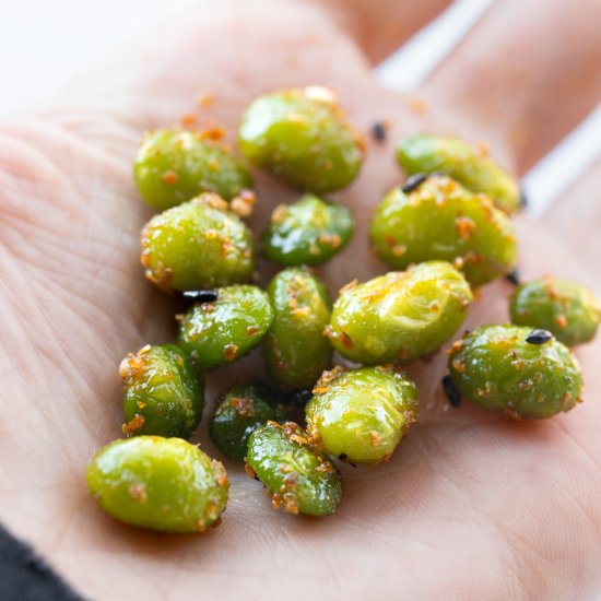 Crispy Shichimi Edamame Snack