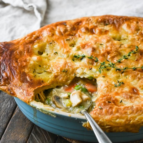 Puff Pastry Chicken Pot Pie