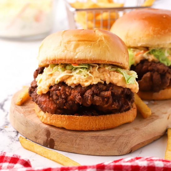 Crispy Fried Chicken Burger