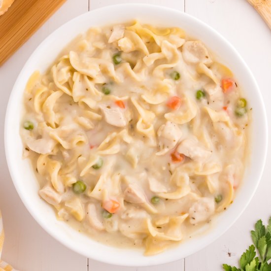 Creamy Chicken Noodle Soup