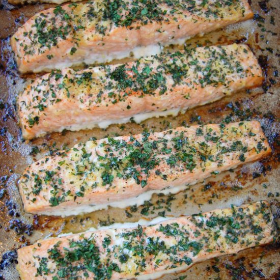 Garlic Herb Salmon