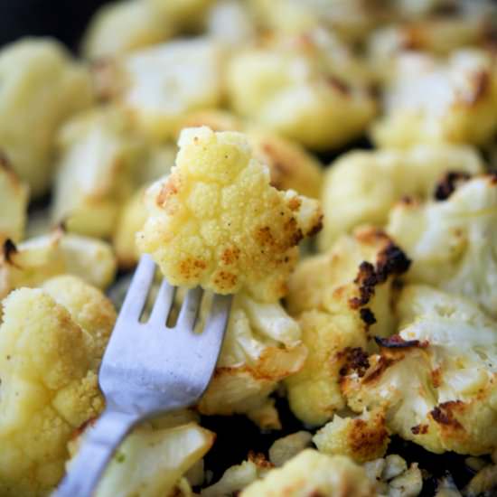 Garlic Roasted Cauliflower