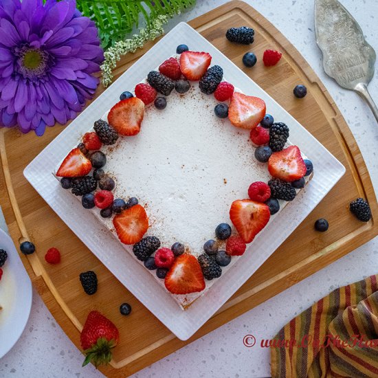 Eggless Tres Leches Cake