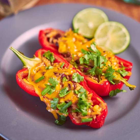 Black Bean Stuffed Peppers