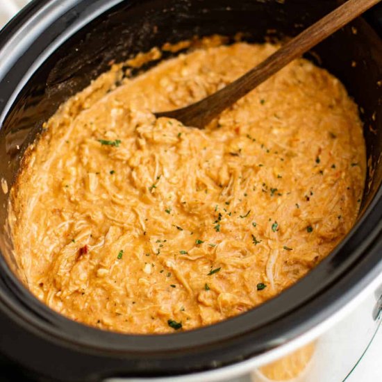 Crockpot Queso Chicken