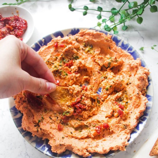 Quick Sundried Tomato & Feta Dip