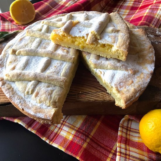 Lemon Crostata or Lemon Pie