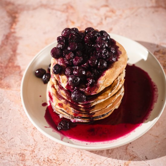 American Pancakes with Oat Milk