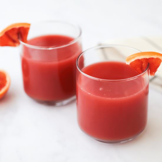 Fresh Raspberry Orange Juice