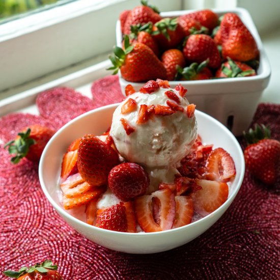 Korean Strawberry Bingsu-Shaved Ice