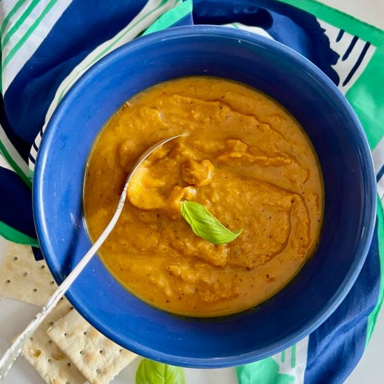 Vegan Roasted Butternut Squash Soup