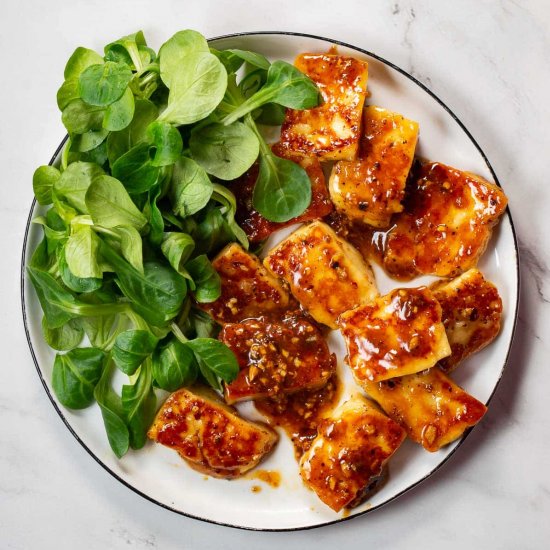 Easy Honey Halloumi