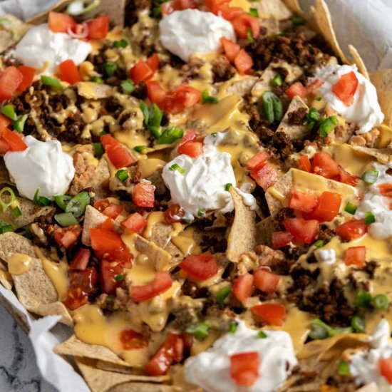 Beef Nachos Supreme