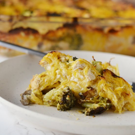 Broccoli Spaghetti Squash Casserole