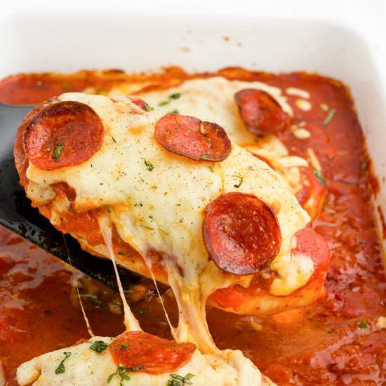 Stuffed Pizza Chicken