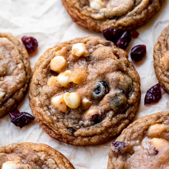 White Chocolate Cranberry Cookies