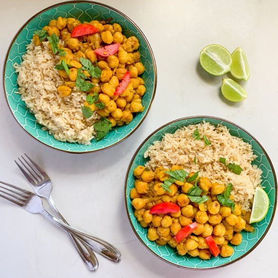 Healthy Chickpea Curry