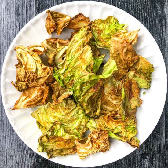 Air Fryer Cabbage Chips